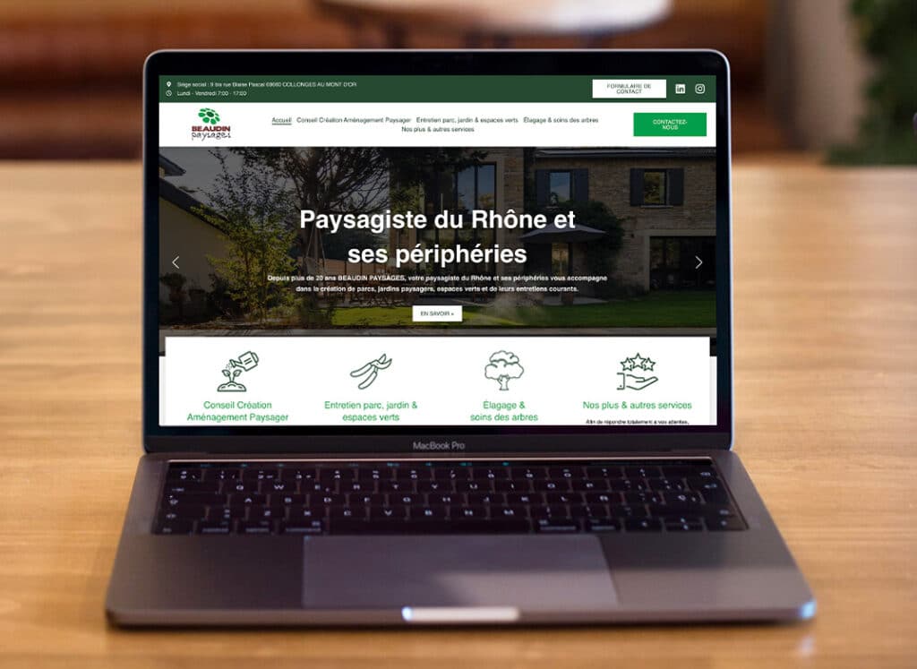 Nos réalisations société spécialisée dans la conception de site web pour professionnels